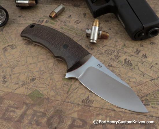 Dan Crotts - New Model - Bullpup Tactical - Burlap Micarta - Image 4