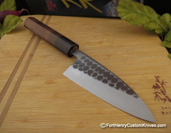 Hiragatake - Hand Forged Ajikiri - San Mai Steel - Image 2