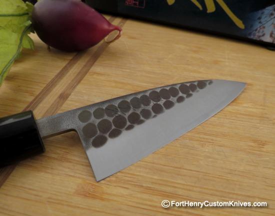 Hiragatake - Hand Forged Ajikiri - San Mai Steel - Image 3