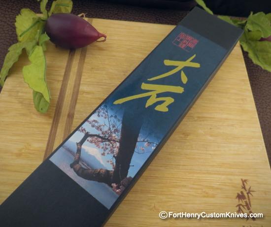 Hiragatake - Hand Forged Ajikiri - San Mai Steel - Image 6