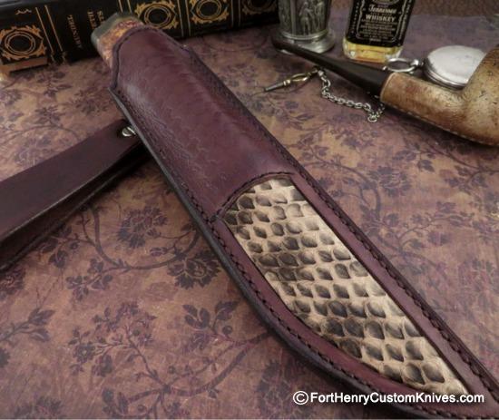 Georgi Menchev - Custom Puukko - RWL34 / Maple Burl - Image 7