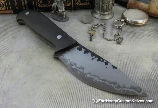 Mariano Yannoni - Custom Hunter - Hand Forged San Mai - Carbon Fiber - Image 6