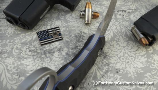 Piotr Gosciniak / PG Knives - Custom Kerambit - Lightning Etch - Image 2