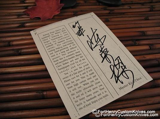 Zubeng Forge - Tamahagane Steel - Pocket Fixed Blade - Image 5