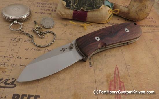 Bob Dozier - Custom Folding Pro Skinner - Ironwood