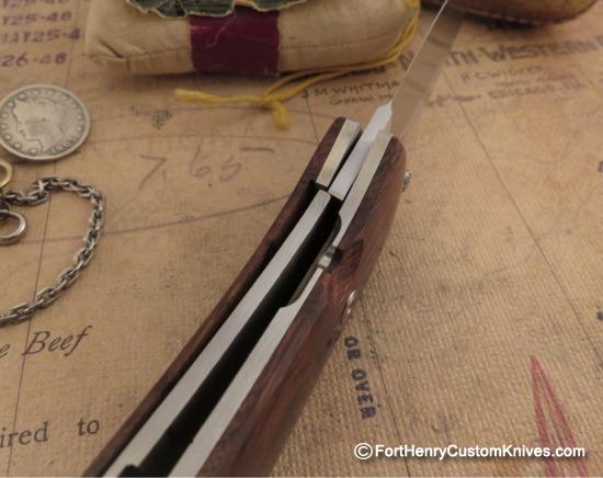 Bob Dozier - Custom Folding Pro Skinner - Ironwood - Image 4