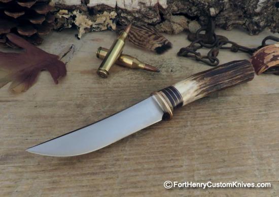 Mike Malosh - Rare Bird N Trout - Hand Forged - Sambar Stag - Image 4
