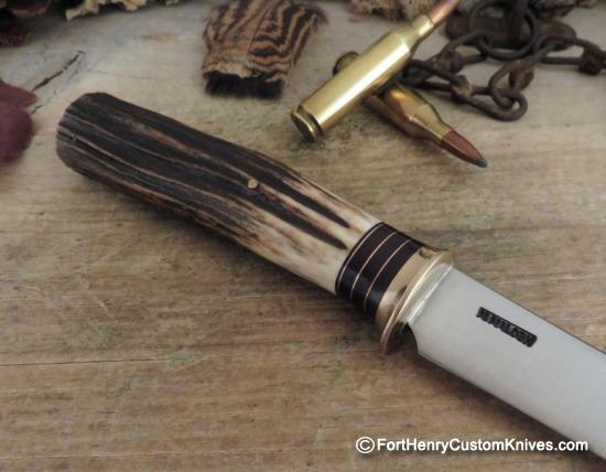 Mike Malosh - Rare Bird N Trout - Hand Forged - Sambar Stag - Image 2