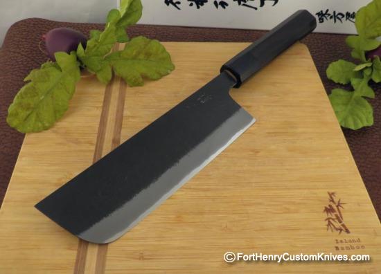 Mutsumi Hinoura - Nakiri - Hand Forged - Aogami Super