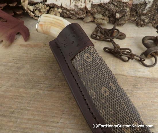 Herb Derr - Custom Pistolero - Hand Forged - Warthog Tusk - Image 7