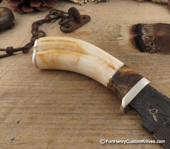Herb Derr - Custom Pistolero - Hand Forged - Warthog Tusk - Image 5