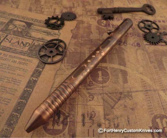 Brian Fellhoelter - TiBolt Deluxe Copper Pen - Custom Finish - Image 3