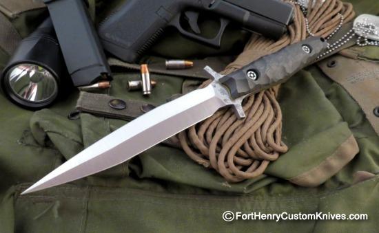 Piotr Gosciniak / PG Knives - Rare D/E Custom Dagger - Asymetric
