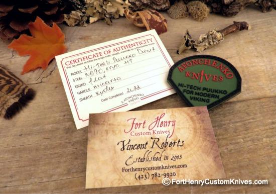 Aleksandr Afonchenko - Custom Dwarf Hi Tech Puukko - Image 3