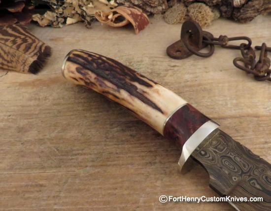 Herb Derr - Hand Forged Long Hunter - Sambar Stag - Image 4