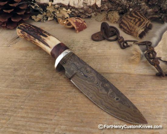 Herb Derr - Hand Forged Long Hunter - Sambar Stag - Image 6