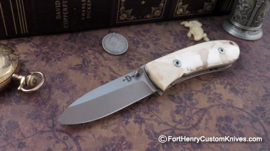 Bob Dozier - Custom Small Folding Hunter - Mammoth Tusk