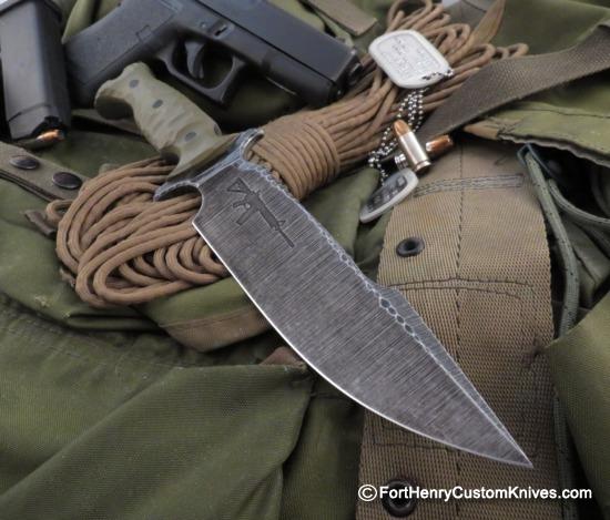 Ken Vehikite / Black Roc Knives - Custom GUTS Fighter - Combat Knife