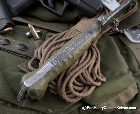 Ken Vehikite / Black Roc Knives - Custom GUTS Fighter - Combat Knife - Image 5
