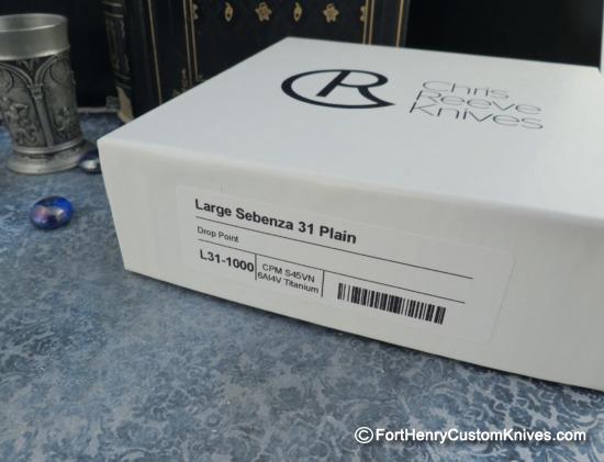 Chris Reeve - Large Sebenza 31 - Drop Point - S45VN - Image 4