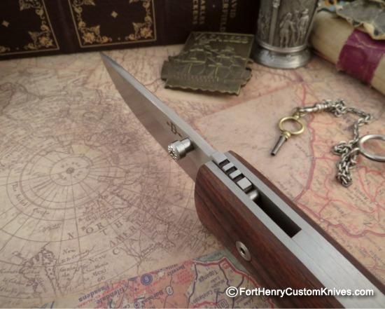 Bob Dozier - Rare Folding Trapper - Ironwood - Image 2