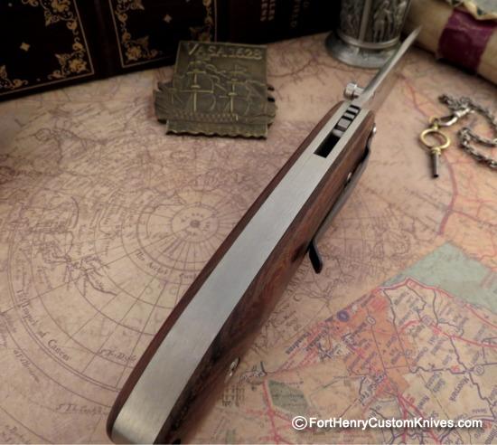 Bob Dozier - Rare Folding Trapper - Ironwood - Image 3