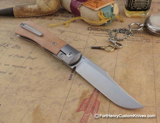 Enrique Pena - Texas Trapper - Front Flipper - Antique Bone Linen - M390 - Image 3