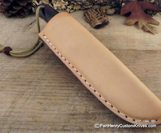 Hiroaki Ohta - Gentleman's Belt Knife - Quince - Leather / Kydex Sheath - Image 6