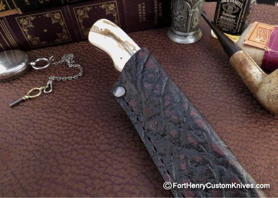 Arno Bernard Sr - Field Knife - S.A. Warthog Tusk - S35VN - Image 6