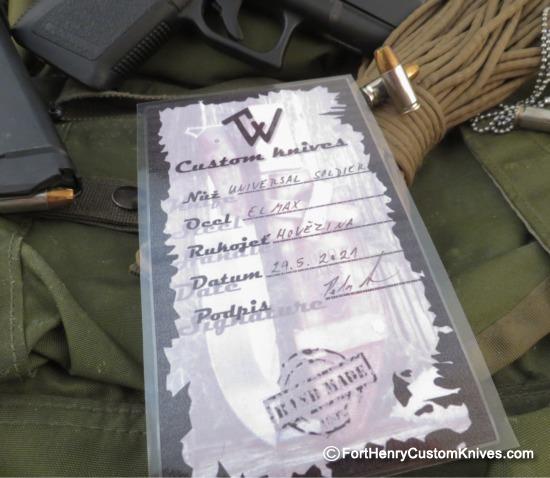 Petr Weingartner - PW Custom Knives - Universal Soldier - Elmax - Image 7