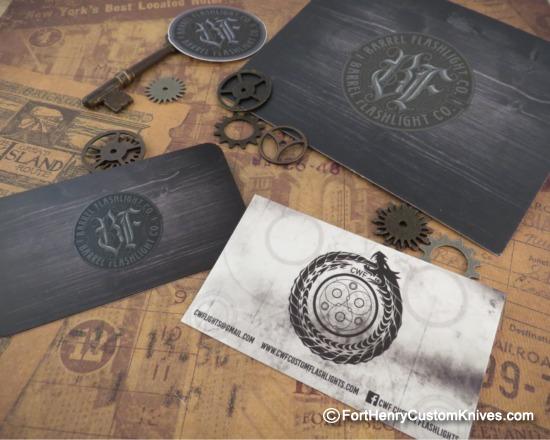 Barrel Flashlight - New Custom Brake - Solid Copper - Image 6