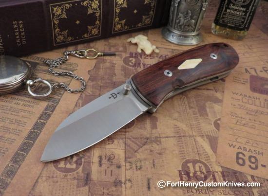 Bob Dozier - Custom Folding Pro Skinner - Ironwood