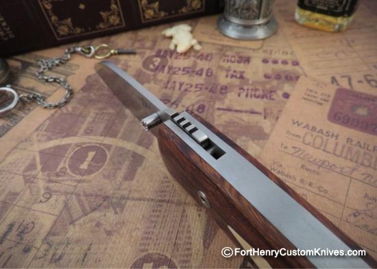 Bob Dozier - Custom Folding Pro Skinner - Ironwood - Image 3