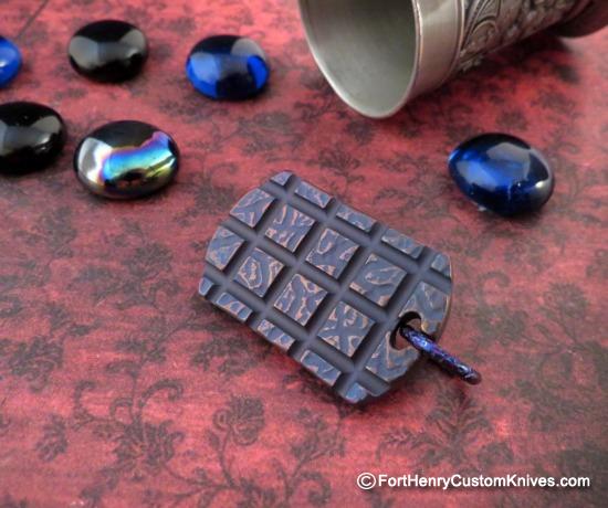 Ti Gear Design - Frag Grenade Dog Tag - Anodized Titanium - Image 3