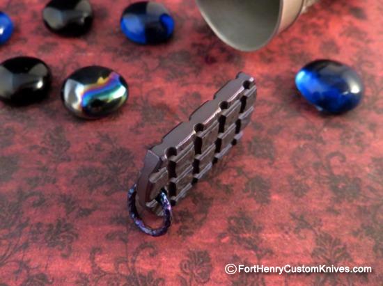 Ti Gear Design - Frag Grenade Dog Tag - Anodized Titanium - Image 4