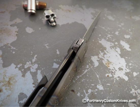 Michael Zieba - Flame Gentleman's Flipper - Damasteel - Momento Mori - Image 2