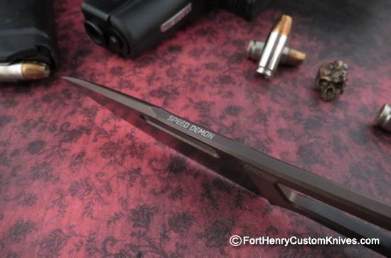 Andrius Tricius / TRC Knives - Lim Ed Speed Demon Tactical - Apoc Finish - Image 3