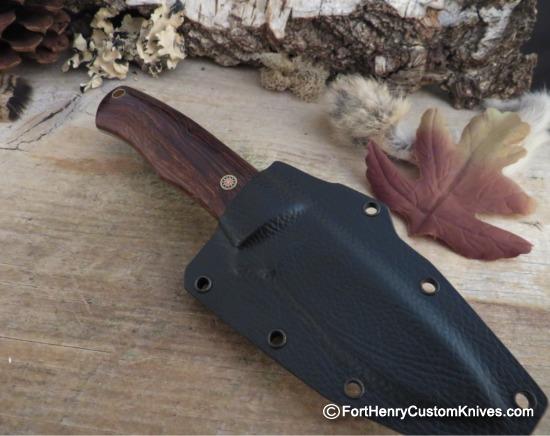 Dan Crotts - Custom Drop Point - Ironwood - Image 5