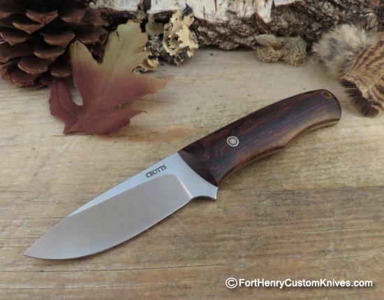 Dan Crotts - Custom Drop Point - Ironwood - Image 4