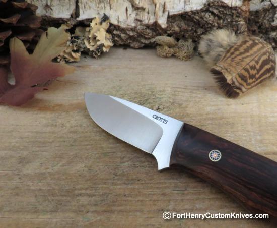 Dan Crotts - Custom Drop Point - Ironwood - Image 2