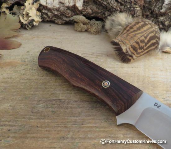 Dan Crotts - Custom Drop Point - Ironwood - Image 3