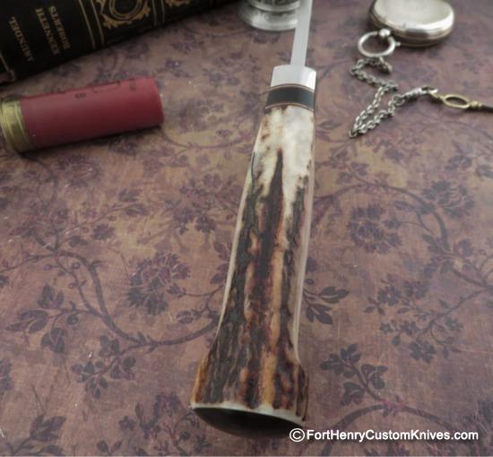 Bob Dozier - Custom India Stag - Spear Point Hunter - Image 3