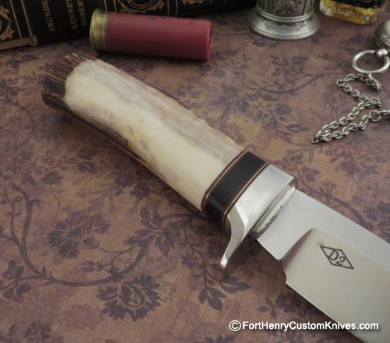 Bob Dozier - Custom India Stag - Spear Point Hunter - Image 4