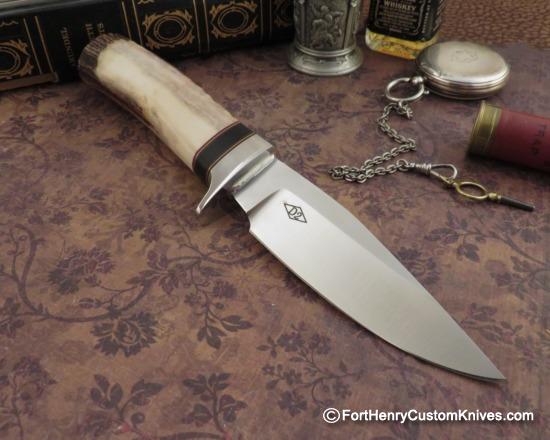 Bob Dozier - Custom India Stag - Spear Point Hunter - Image 5