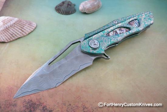 Dew Hara - Custom NOAH Tanto Flipper - Flomascus / Abalone - 1 of 1