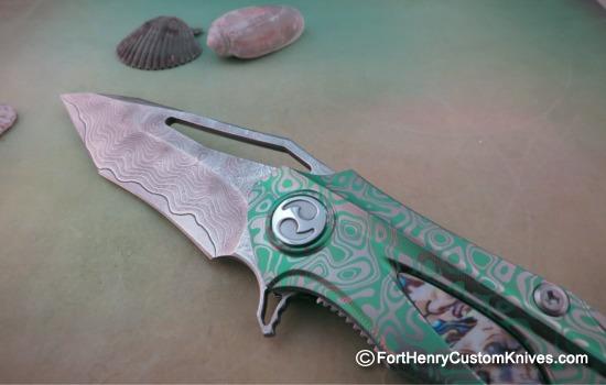 Dew Hara - Custom NOAH Tanto Flipper - Flomascus / Abalone - 1 of 1 - Image 2