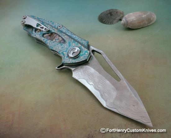 Dew Hara - Custom NOAH Tanto Flipper - Flomascus / Abalone - 1 of 1 - Image 5