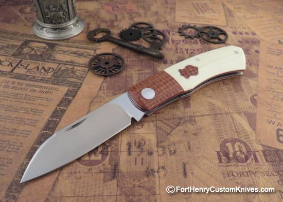 Willem Steenkamp - Custom Dino - Slip Joint - Thunderstorm Kevlar