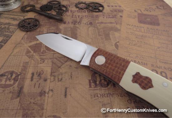Willem Steenkamp - Custom Dino - Slip Joint - Thunderstorm Kevlar - Image 2
