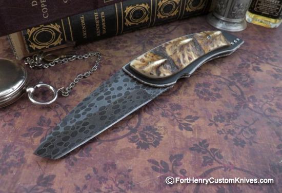 Corrie Schoeman - Custom Front Flipper - Crocodile Spine